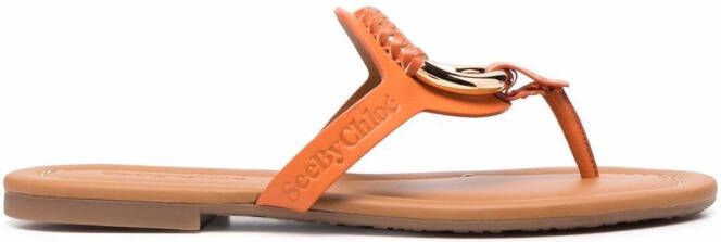 See by Chloé Hana open-toe sandals Orange
