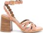 See by Chloé Kaddy 90mm leather sandals Neutrals - Thumbnail 1