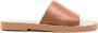 See by Chloé leather-strap flat slides Brown - Thumbnail 1