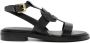 See by Chloé logo-debossed leather sandals Black - Thumbnail 1