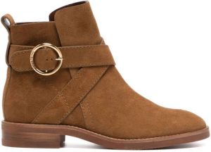 See by Chloé Lyna ankle boots Brown