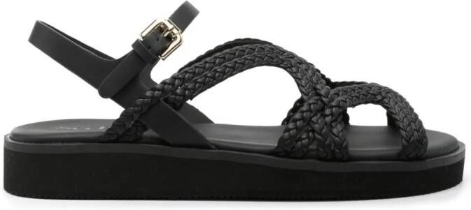 See by Chloé open-toe braided sandals Black