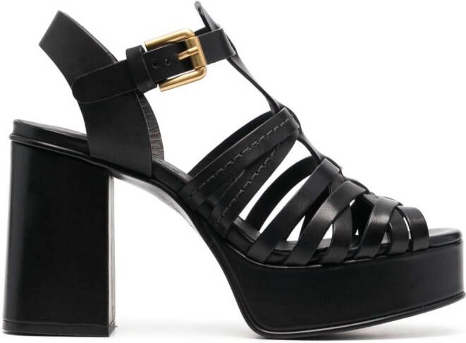 See by Chloé Sierra leather sandals Black
