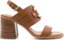 See by Chloé slingback leather sandals Brown - Thumbnail 1