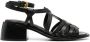 See by Chloé strappy 60mm leather sandals Black - Thumbnail 1