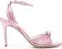 Semicouture 95mm knot detail sandals Pink - Thumbnail 1