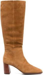 Senso Everly 75mm suede boots Brown