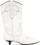 Senso Francesca II 40mm leather boots White - Thumbnail 1