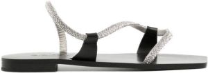 Senso Gaia II crystal-embellished sandals Silver
