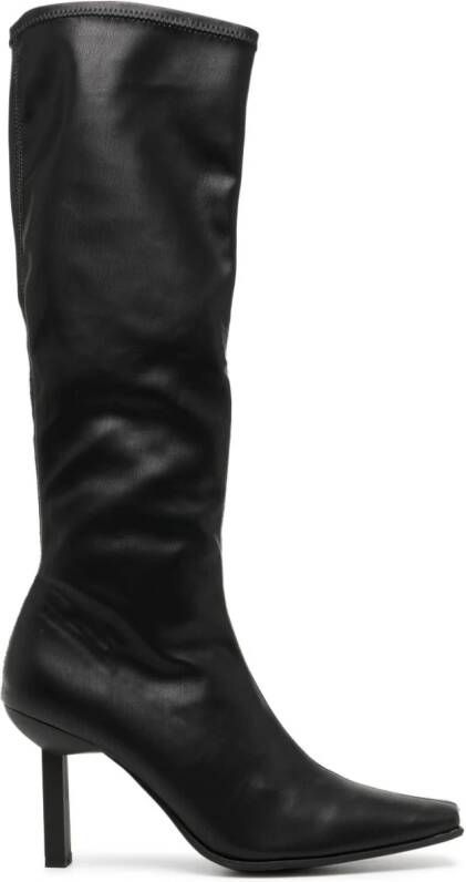 Senso Gillian II 60mm almond-toe boots Black
