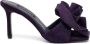 Senso Harlow 85mm floral-appliqué mules Purple - Thumbnail 1