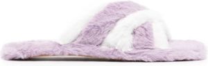Senso Irah II crossover-straps slippers Purple