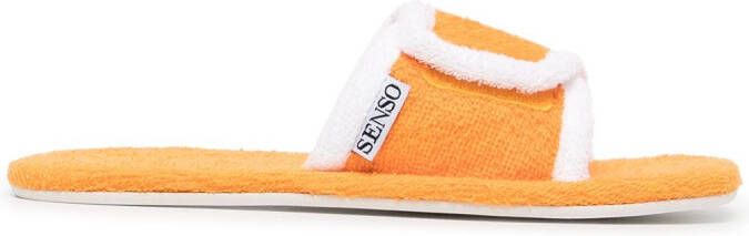 Senso Iris towelling sandals Orange