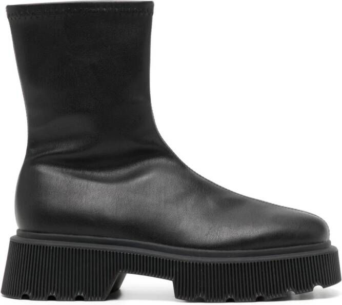 Senso Jonas 45mm round-toe boots Black