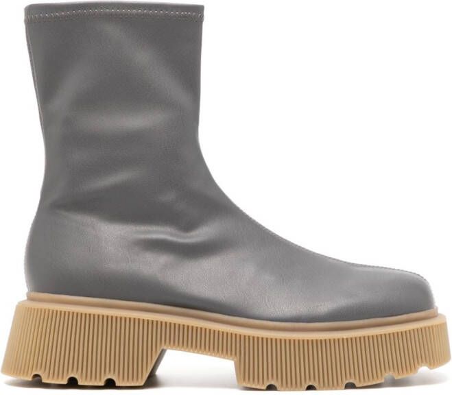 Senso Jonas 45mm round-toe boots Grey