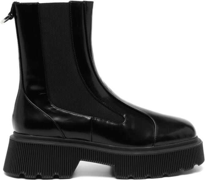 Senso Jorja III 55mm leather ankle boots Black