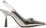Senso Kallee II 80mm slingback leather pumps Silver - Thumbnail 1