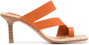 Senso Mandi toe-ring leather sandals Orange