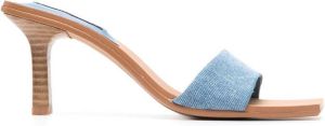 Senso Margot denim-strap sandals Blue