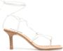 Senso Maya 70mm lace-up sandals White - Thumbnail 1