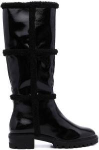 Senso Minnie II patent leather boots Black