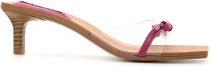 Senso Nori 50mm bow-strap sandals Purple