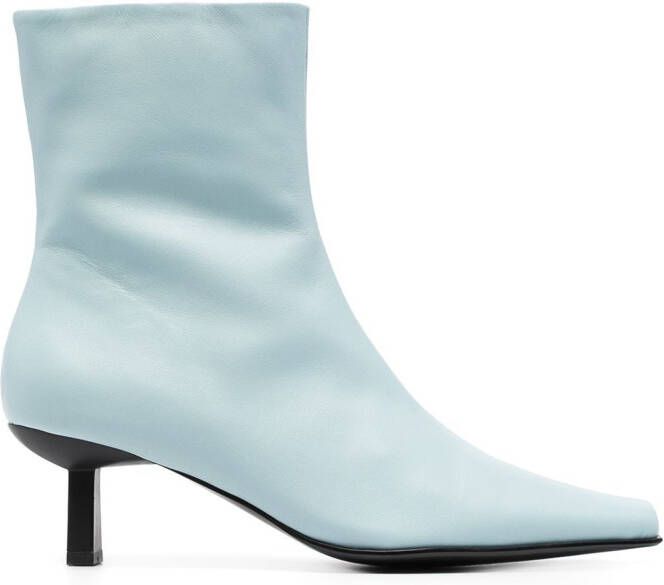 Senso Orly heeled leather boots Blue