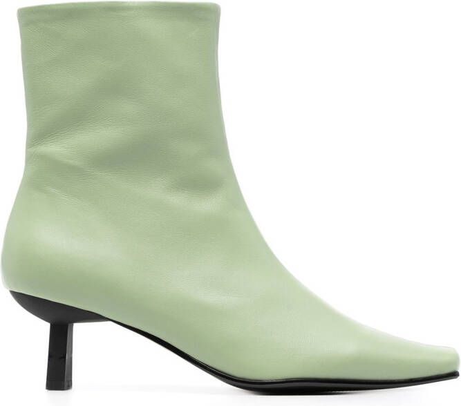 Senso Orly heeled leather boots Green