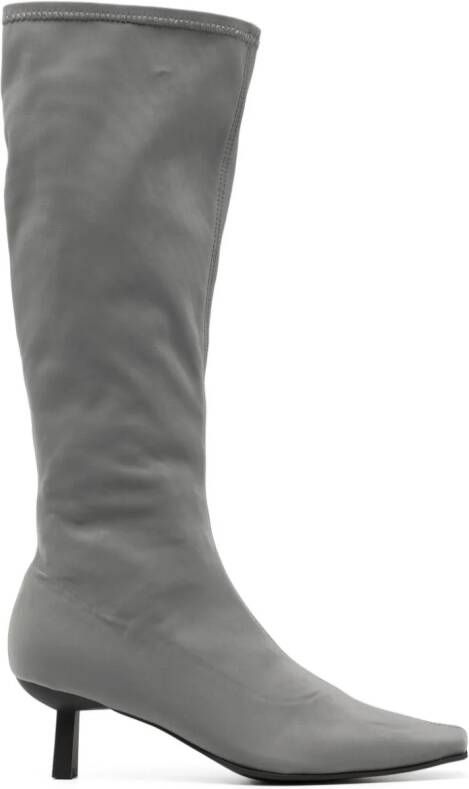 Senso Otis 60mm point-toe boots Grey