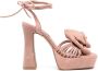Senso Taya 135mm suede sandals Pink - Thumbnail 1