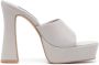 Senso Tillee 135mm leather mules Grey - Thumbnail 1
