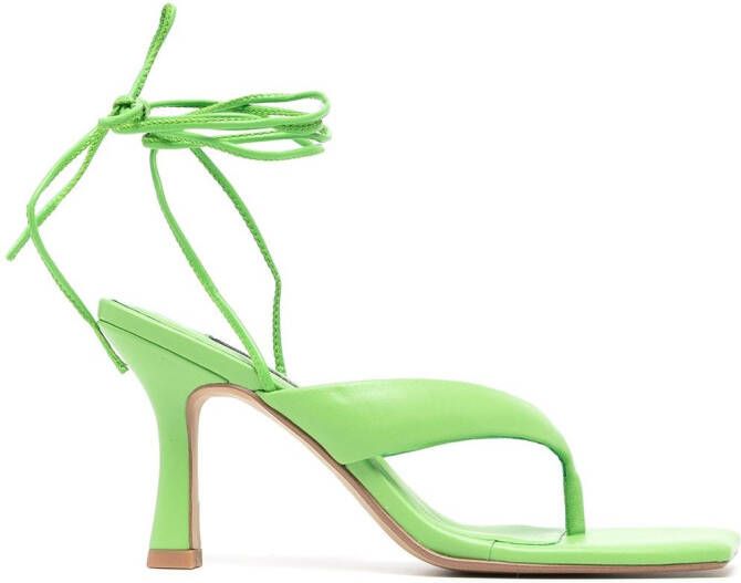 Senso Ultima 80mm flip-flop sandals Green