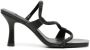 Senso Umee 90mm square-toe sandals Black - Thumbnail 1