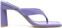 Senso Vale square-toe 85mm sandals Purple - Thumbnail 1