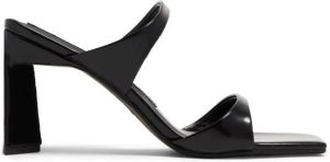 Senso Valeria 95mm leather sandals Black
