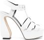 Sergio Rossi 130mm leather sandals White - Thumbnail 1