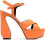 Sergio Rossi 135mm open-toe sandals Orange - Thumbnail 1