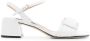 Sergio Rossi 55mm plaque-detail sandals White - Thumbnail 1