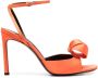 Sergio Rossi 75mm appliqué-detail open-toe sandals Orange - Thumbnail 1