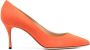 Sergio Rossi 80mm pointed-toe pumps Orange - Thumbnail 1