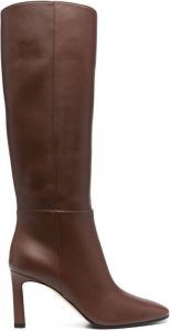 Sergio Rossi 90mm calf-leather boots Brown