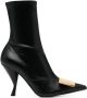 Sergio Rossi 90mm leather heeled boots Black - Thumbnail 1