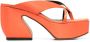 Sergio Rossi 95mm open-toe sandals Orange - Thumbnail 1