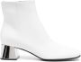 Sergio Rossi Alicia 50mm block-heel boots White - Thumbnail 1