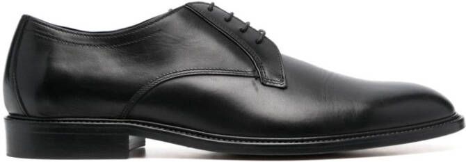 Sergio Rossi almond-toe derby shoes Black