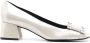 Sergio Rossi Belle Vivier leather pumps Silver - Thumbnail 1