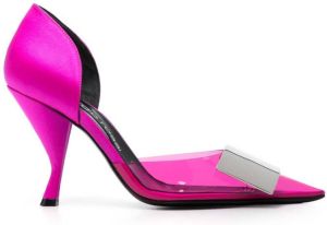Sergio Rossi buckle-detail 95mm pumps Pink