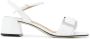 Sergio Rossi buckle detail chunky-heel sandals White - Thumbnail 1