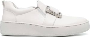 Sergio Rossi buckle-detail trainers White