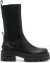 Sergio Rossi chunky-soled leather boots Black - Thumbnail 1